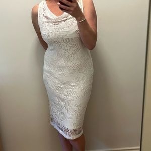 Joseph Ribkoff Lacey bodycon dress